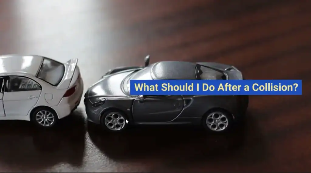 what should I do after a collision?