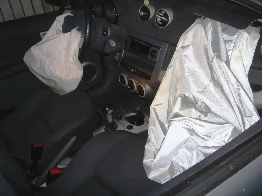 exploding airbag