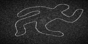 fatal accident chalk outline
