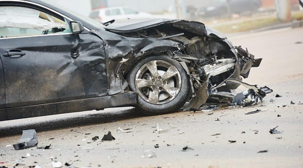 car damage from an accident