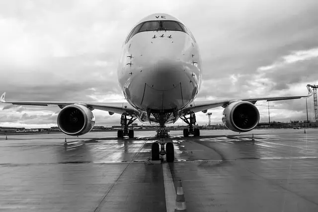 an airplane