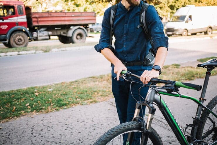 a man going to an austin bicycle accident lawyer