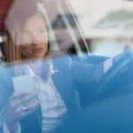 Woman using phone for texting while driving accident lawyer Austin