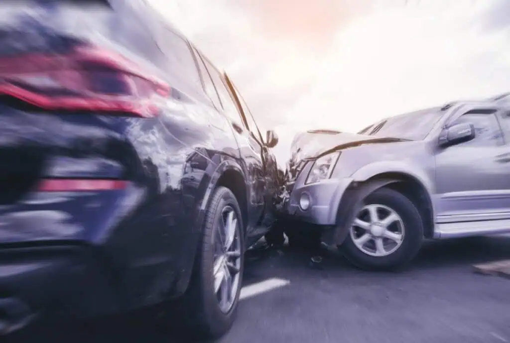 A two-vehicle collision that calls for knowledgeable legal support from Austin car accident lawyers.