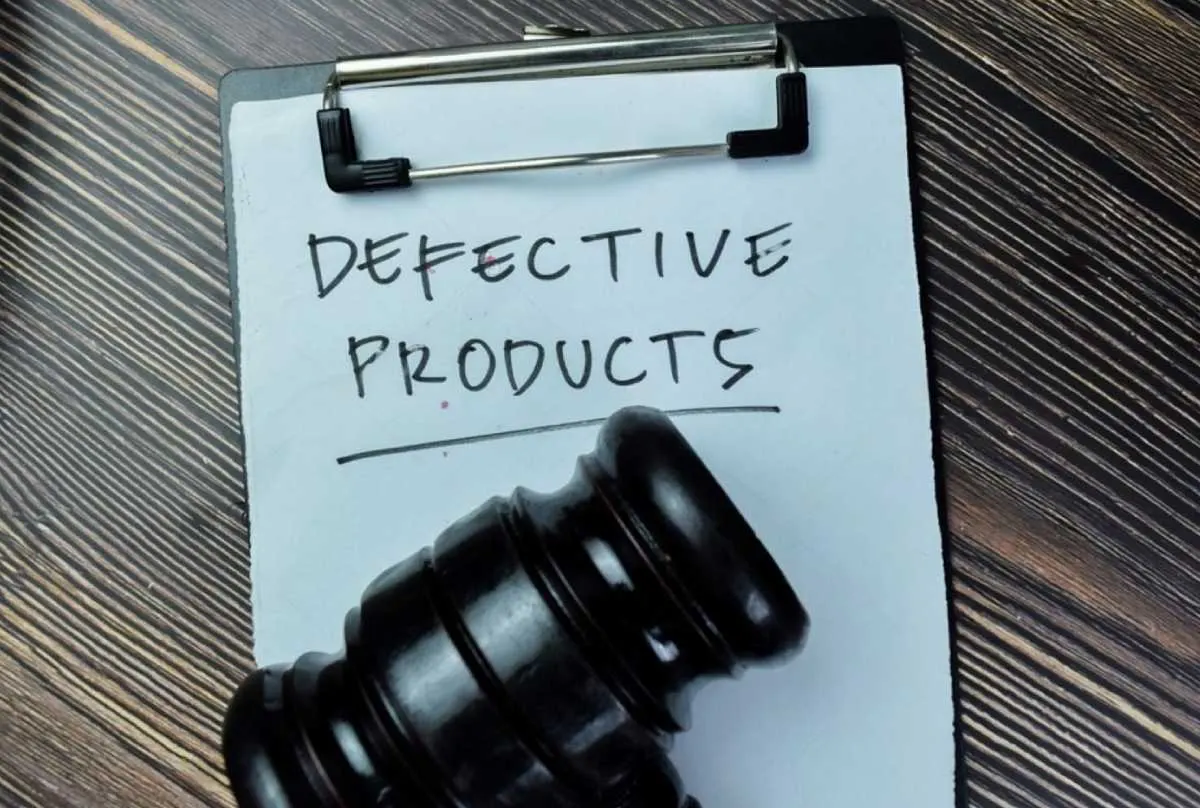 Product defects lawyer handling cases of defective products.