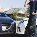 Two vehicle collision resulting fro defective vehicle claims