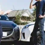 Two vehicle collision resulting fro defective vehicle claims