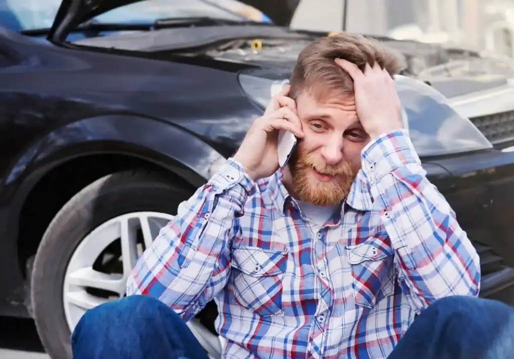 Man anxious how to win an at fault accident.