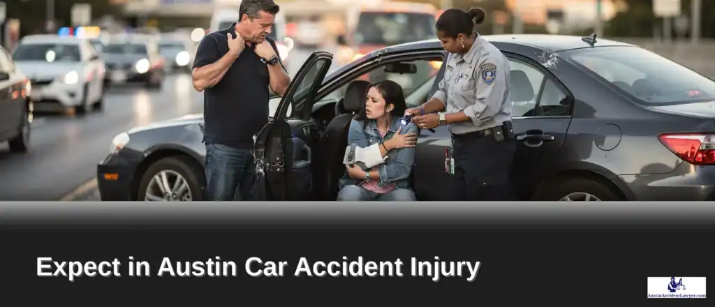 The first priority after any collision is checking yourself and passengers for injuries before doing